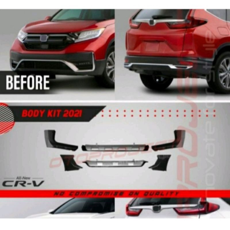 bodykit all new crv turbo facelift 2021
