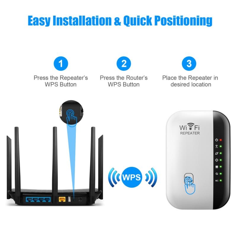 Taffware WIFI Repeater 300Mbps Router WIFI Wireless-N WiFi Repeater WL0189 Memperbesar jangkauan WIFI memperluas Jaringan WIFI Network Wireless Rumah dan Kantor Chip Baru Mudah disetting