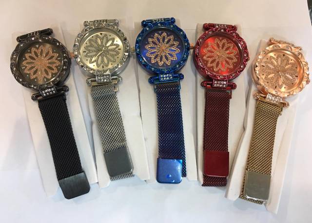 Jam Tangan Wanita OEM Diamond Strap Magnetik READY 5 VARIAN WARNA