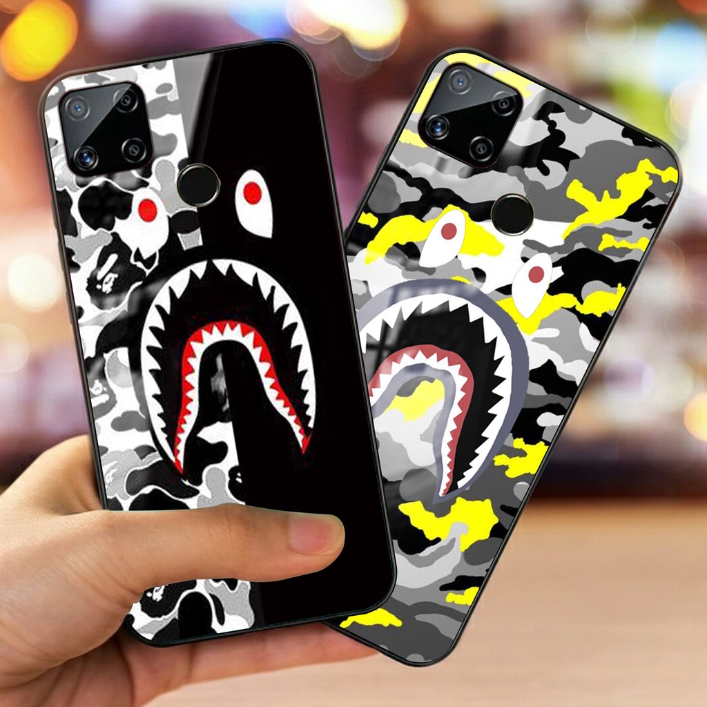 ( SC31 ) Softcase Glass Kaca Oppo A15 - Kesing Hp - Softcase Glass Hp Oppo A15 - Softcase Kaca Oppo 