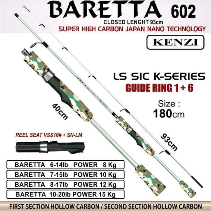 Joran Casting Kenzi Baretta 180cm 10kg