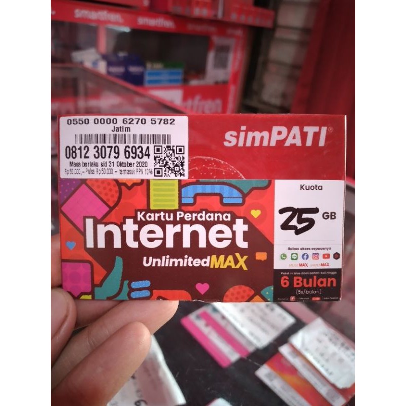 TELKOMSEL 25GB UnlimitedMAX