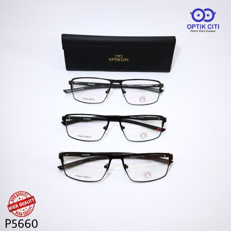 FRAME KACAMATA FORMAL PRIA ORIGINAL PAYBACK 5660