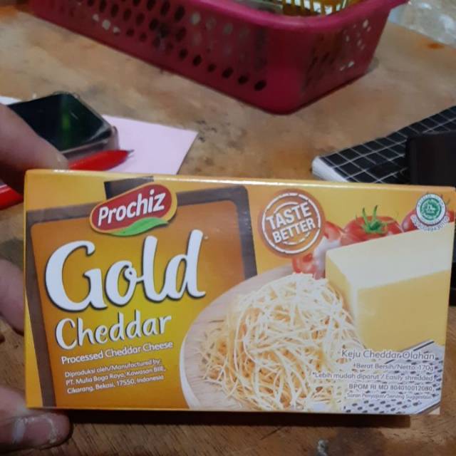 

Keju Prochiz Gold Cheddar 170g