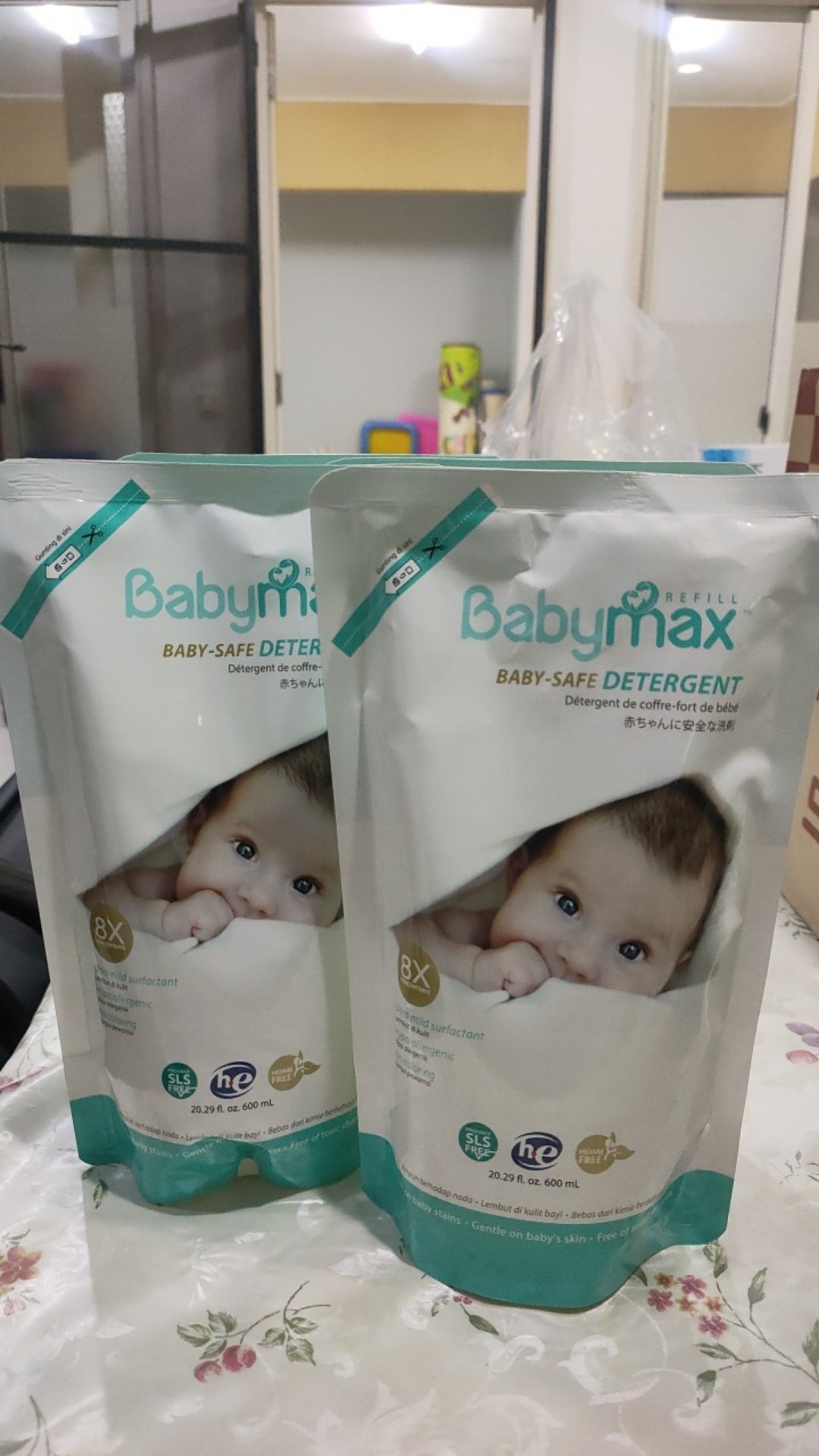 [free Gift] Babymax Detergent Laundry Refill 600ml Sabun Cuci Pakaian Baju Bayi Anak Anti Bakteri