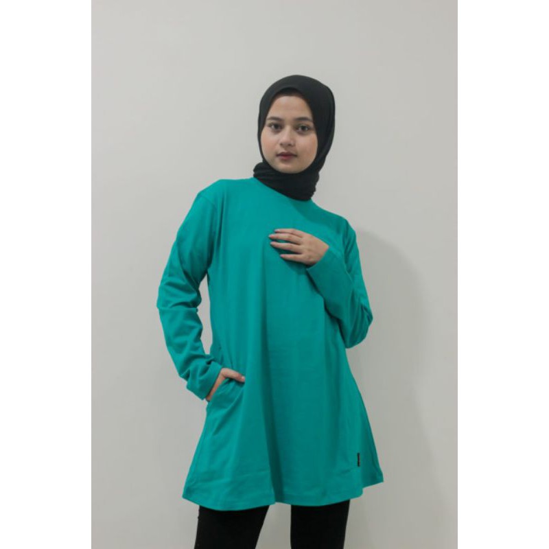 TUNIK POLOS SAKU SAMPING