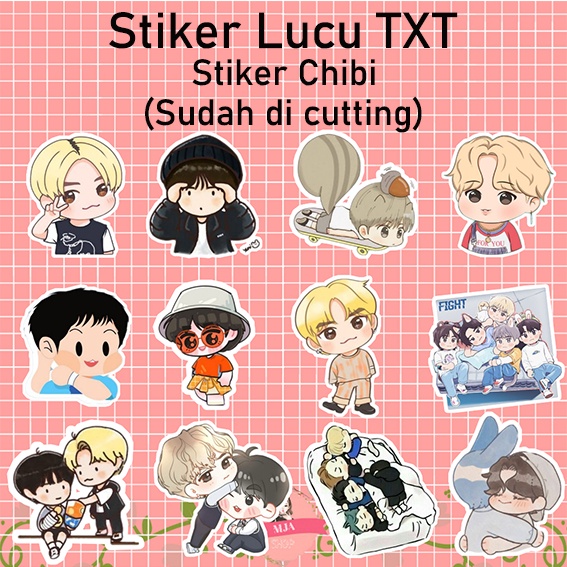 Jual Stiker Txt Stiker Kpop Txt Stiker Cutting Stiker Journal