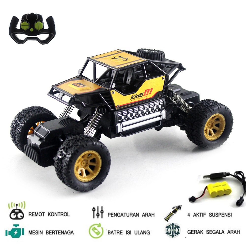 Mainan Mobil Remot Kontrol  Rc Offroad Sonic Buster 