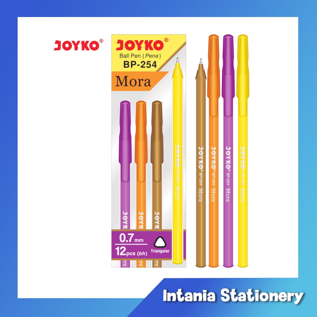 

[1 PACK =12 BIJI] BOLPOIN JOYKO MORA BP-254, PULPEN JOYKO