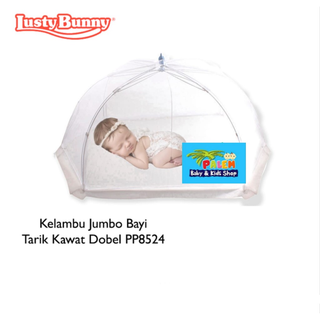 LUSTY BUNNY Kelambu Tarik Bayi Jumbo free bubble warp 2k