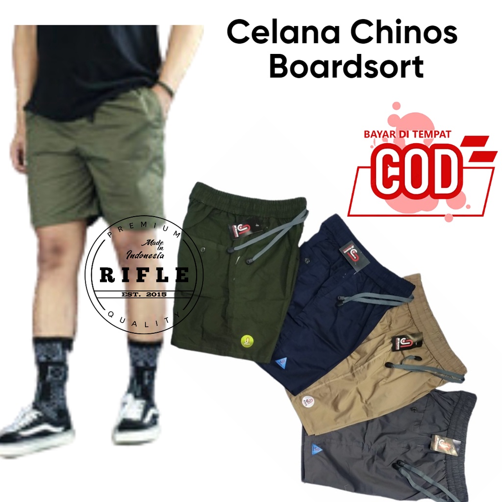 Celana Pendek Chinos kolor boardshort Celana chinos premium katun tebal