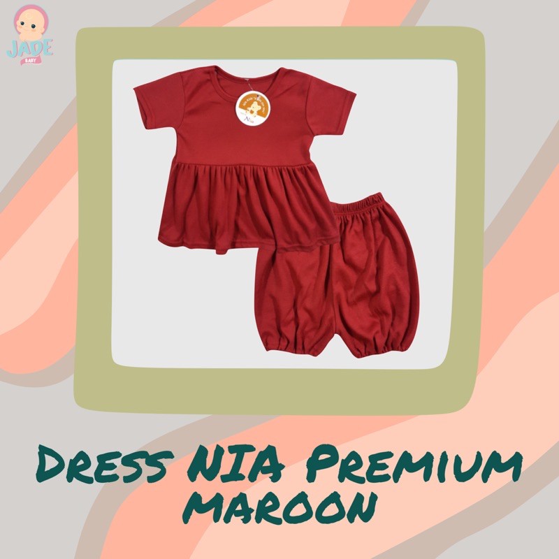 DRESS NIA PREMIUM / DRESS BAYI NIA PREMIUM / BAJU BAYI NIA PREMIUM MURAH