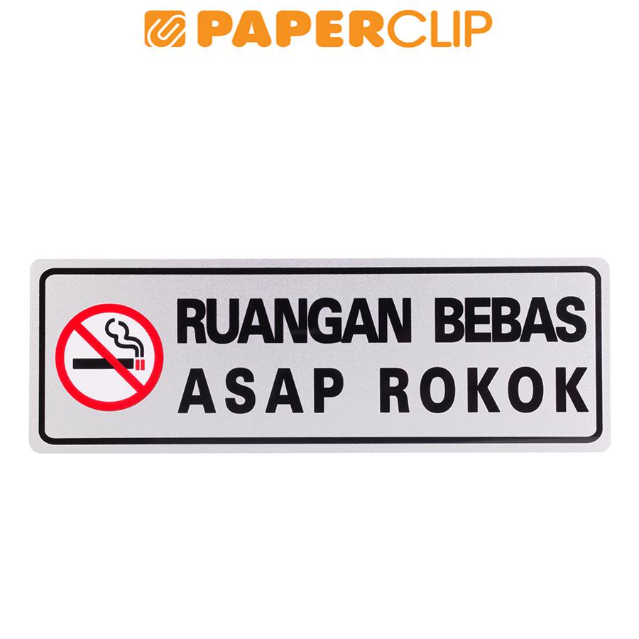 

SIGN LABEL MG 3C SL-07 RUANG BEBAS ASAP ROKOK