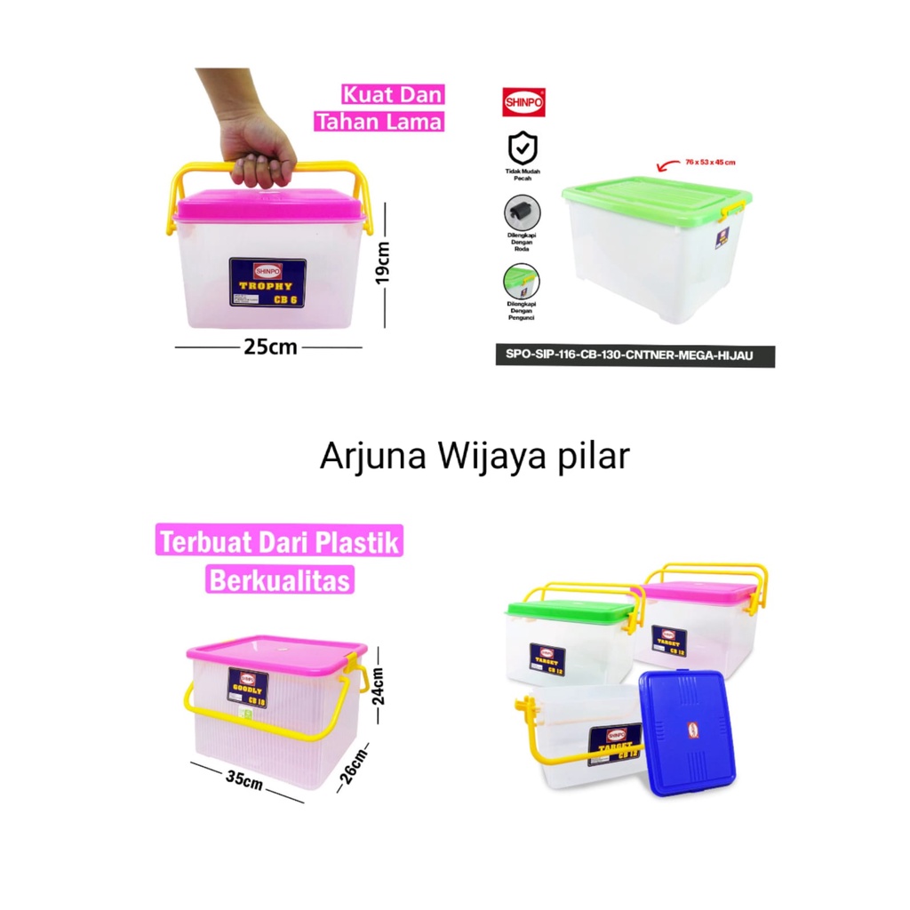 SHINPO Container / kontener / kontainer Box CB 6 sampai CB 27  KHUSUS GOSEND