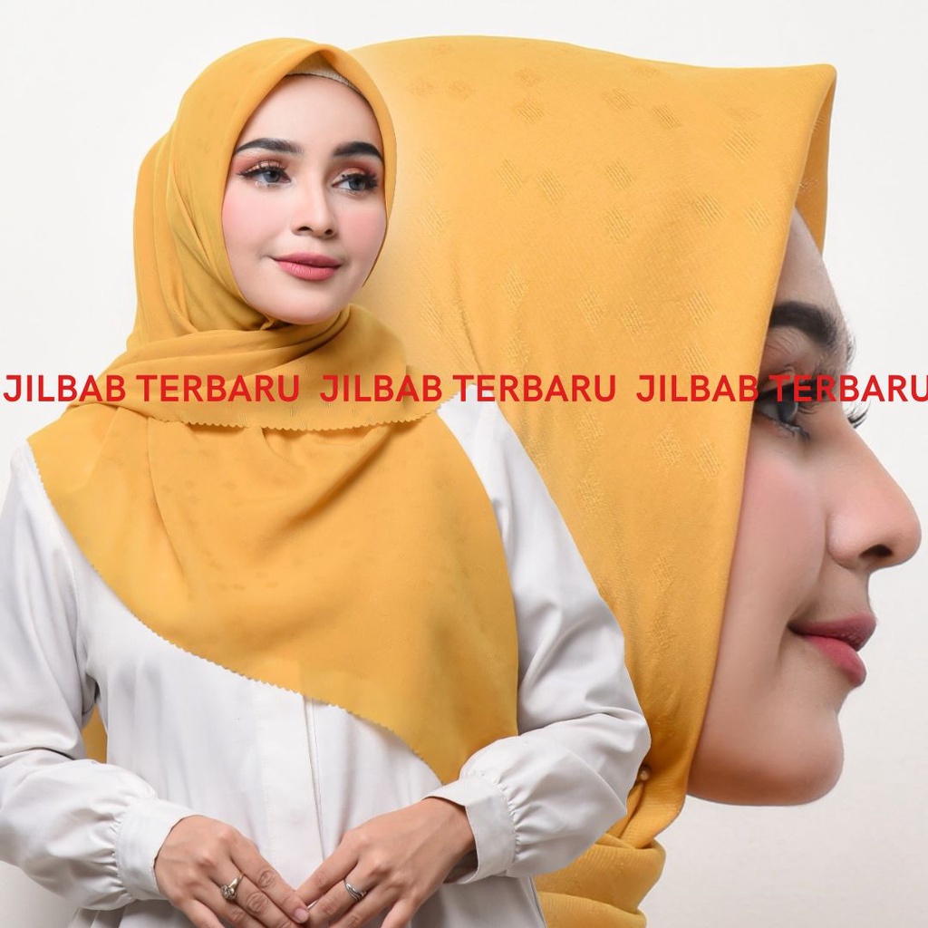 JILBAB SEGIEMPAT POTON STAR / BELLA SQUARE POTTON STAR / JILBAB TERBARU POTTON STAR PREMIUM