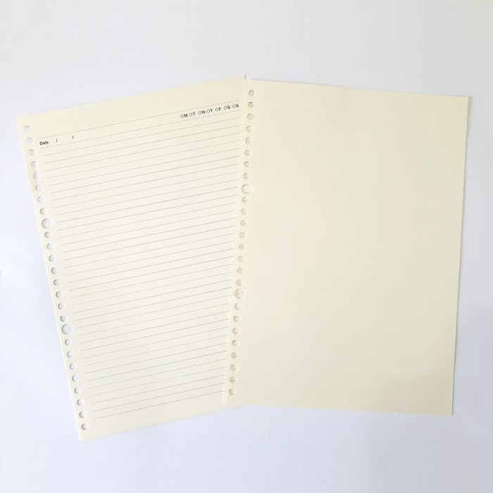

kertas- bookpaper b5 loose leaf - ruled by bukuqu -kertas.