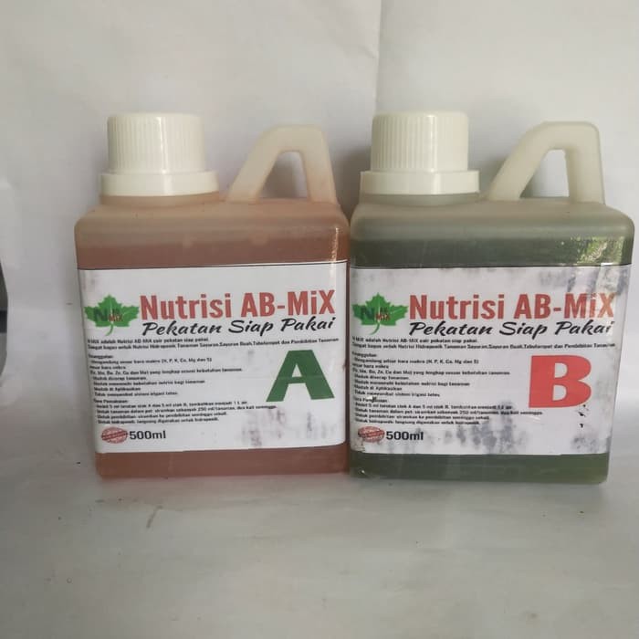 Pupuk Nutrisi AB-MIX Pekatan isi 1000ml / AB-MIX Sayuran Daun dan Buah Termurah