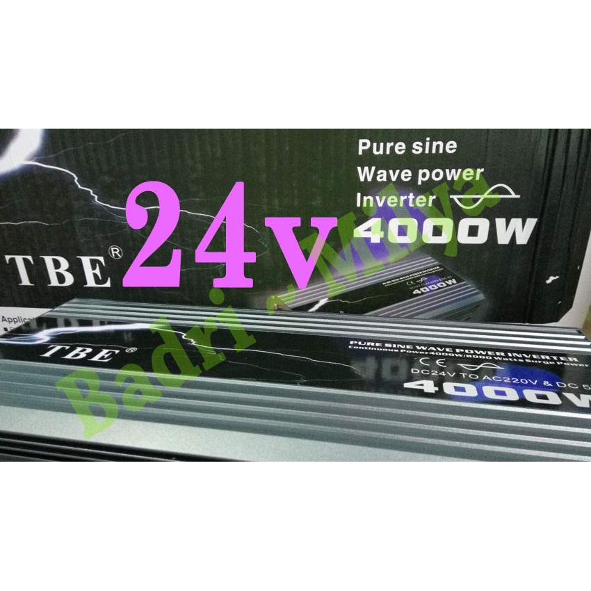 Inverter 4000w 24v TBE Pure Sine Wave
