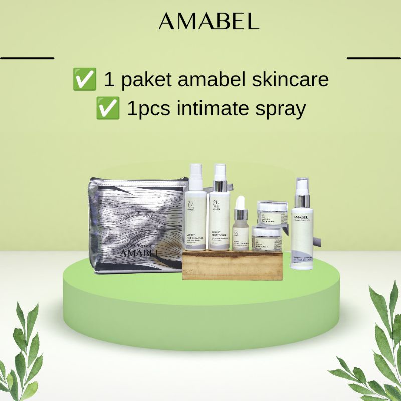 Skincare Bpom Paket Whitening Amabel + Intimate Spray - Amabel Official Store-1