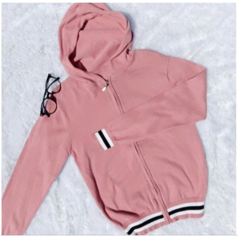 JAKET RAJUT COTTON//JAKET HOODIE//ZIPPER HOODIE