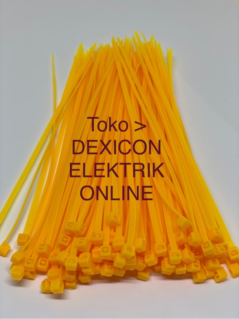 kabel ties 15 cm/2.5x150mm/ties warna/ties/cable ties/kabel ties warna/kabel pengikat/kabel serut