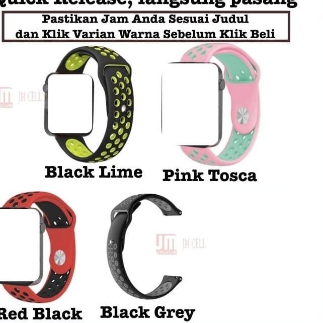 [PROMO FS076] Tali Jam Tangan Sport Nike Strap Untuk Seiko 18mm Quick Release Dijual