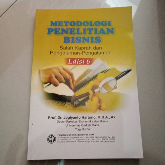 Metodologi penelitian bisnis
