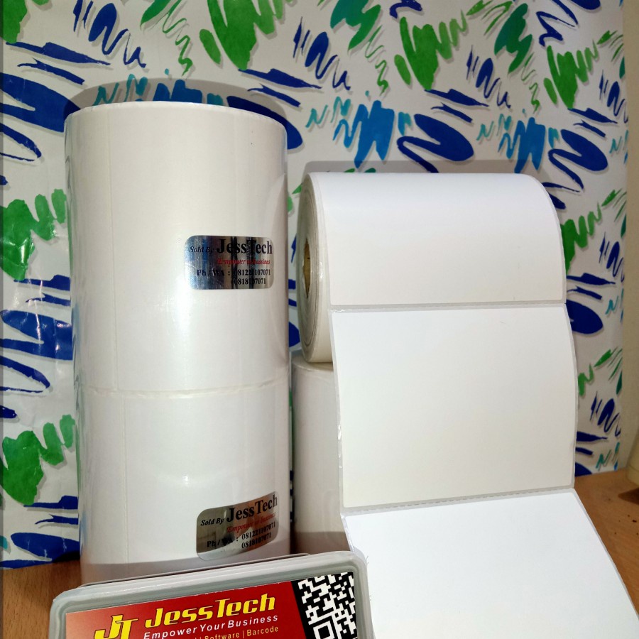 

STICKER THERMAL 101mm X 76mm isi 500pcs stiker 4x3 inch 4x3inch 101x76