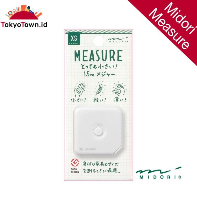 

Office & Stationery | Alat Tulis | Midori Xs Measure 1.5M White | Best Seller