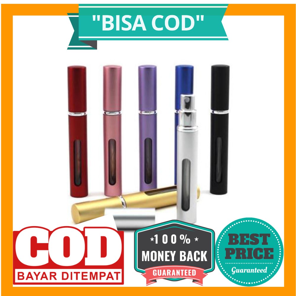 BISA COD Biutte.co Botol Parfum Spray Refillable 5ml - JSPP-3 - Pink