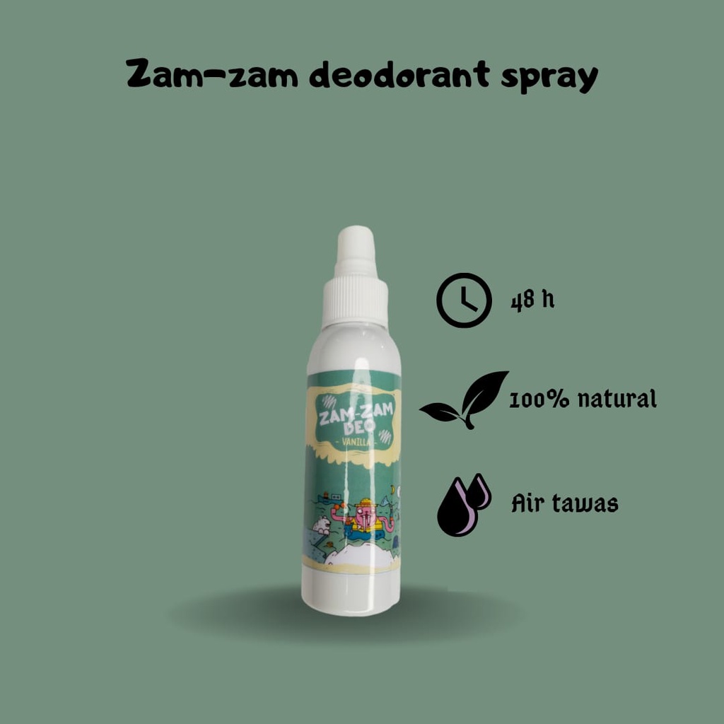 (50+ Varian 100ML Segel) Deodorant tawas deodorant spray 100ml tawas cair deodorant herbal alami Tahan Deodoran Tawas