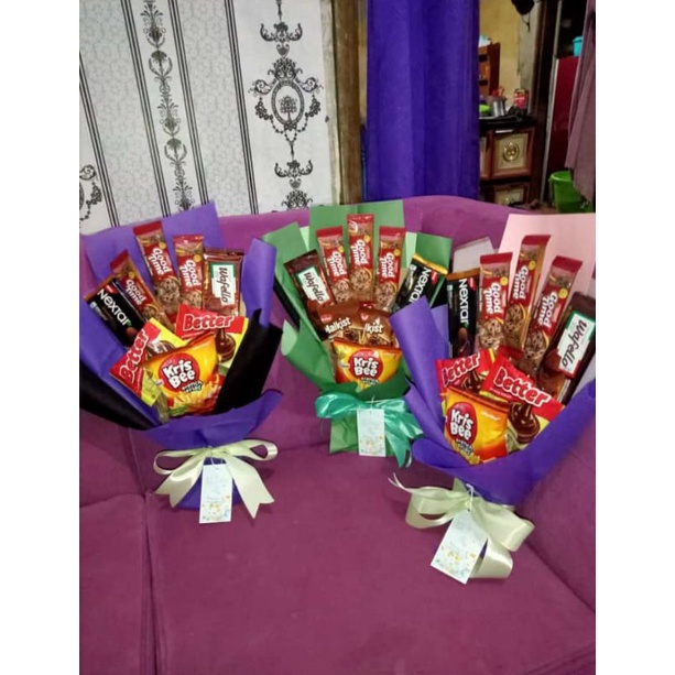 

buket Snack, bouquet jajanan, jajanan murah