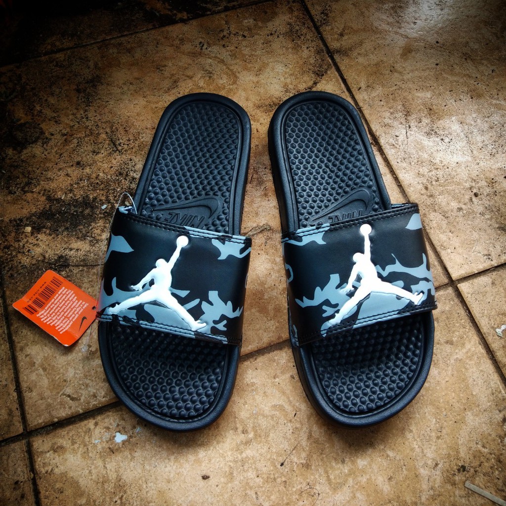 Sendal Slide Pria Nike Air Jordan Sandal Slip On Cowok