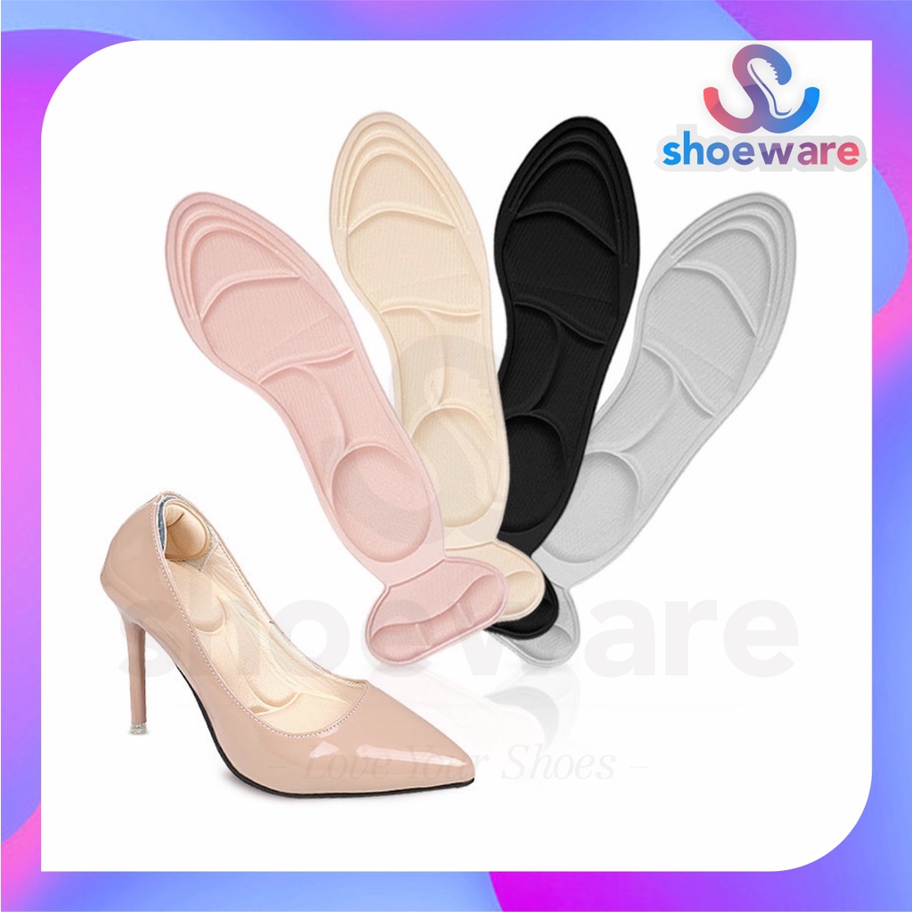 INSOLE SEPATU HEEL PAD WANITA DENGAN PELINDUNG TUMIT