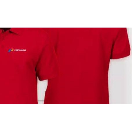 ❂ Kaos Polo tshirt pertamina / kualitas bordir / baju pertamina / wangki pertamina ♞