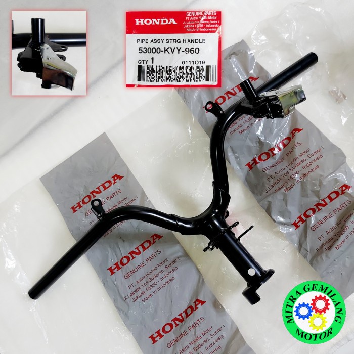 STANG STIR HONDA BEAT KARBU ASLI 53000 KVY 960