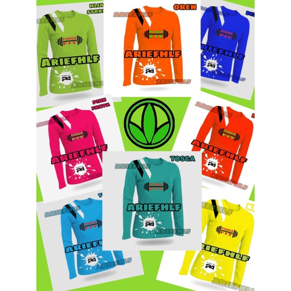 KAOS HERBALIFE KAOS POWERFIT BAJU POWER FIT BAJU HERBALIFE WANITA PRIA KAOS OLAHRAGA
