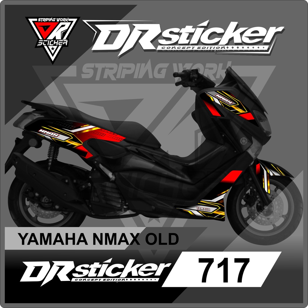 717 Striping Nmax Lama - Striping NMax Old Gold