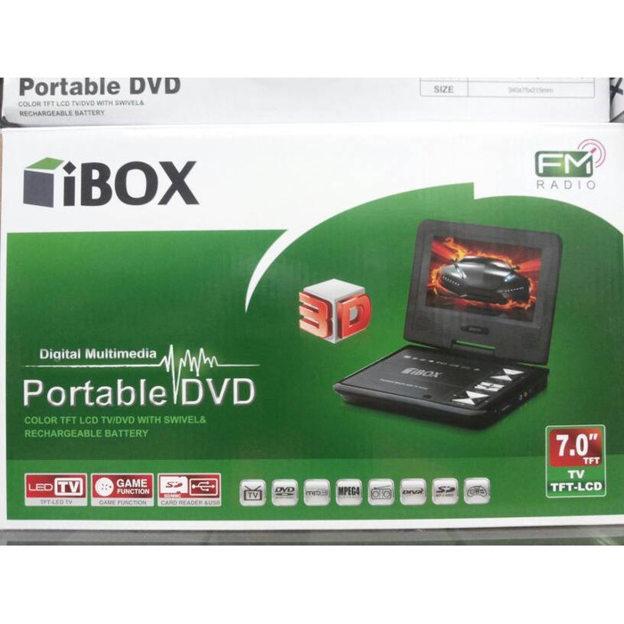 Dvd Portabel 7 Dvd Player Tv Portabel Mp4