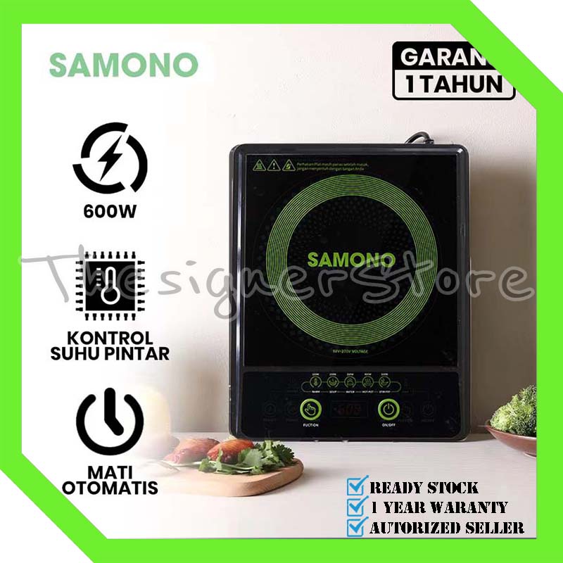 Kompor Listrik Induksi Samono WS-01 Induction Cooker Waterproof Smart Touch - Garansi Resmi 1 Tahun