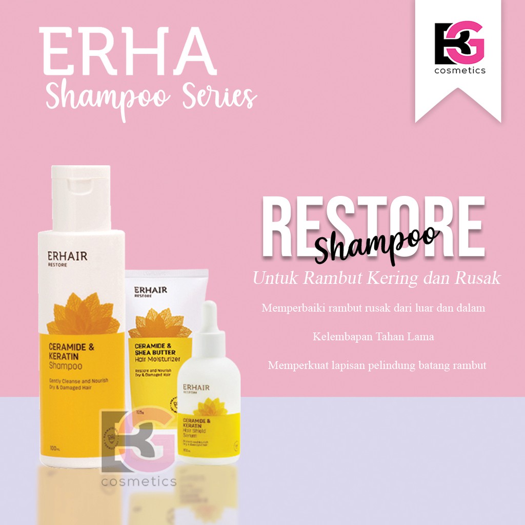 ⭐ BAGUS ⭐ ERHAIR HAIR GROW / SCALPERFECT / RESTORE SERIES | ERHA Ketombe Dandruff Penumbuh Rambut