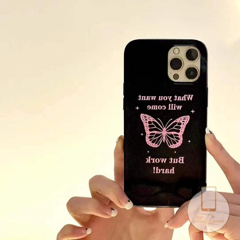 Soft Case Tpu Motif Kupu-Kupu Untuk IPhone 7 8 Plus 8 Plus 13 11 12 Pro Max XR X XS Max 7 8 SE 2020