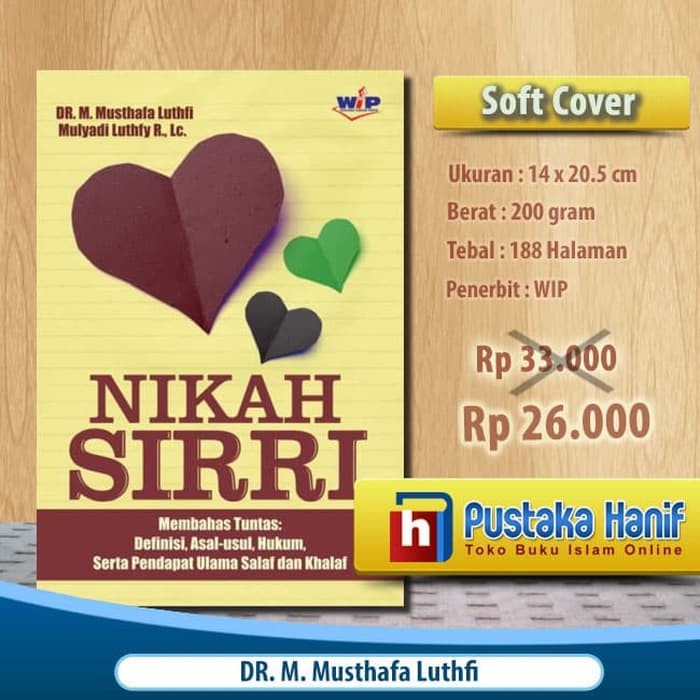 Buku Nikah Sirri - Definisi dan Hukum Nikah Siri