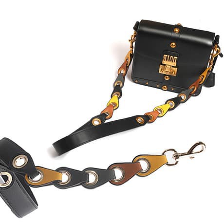 coach inpired chain bagstrap