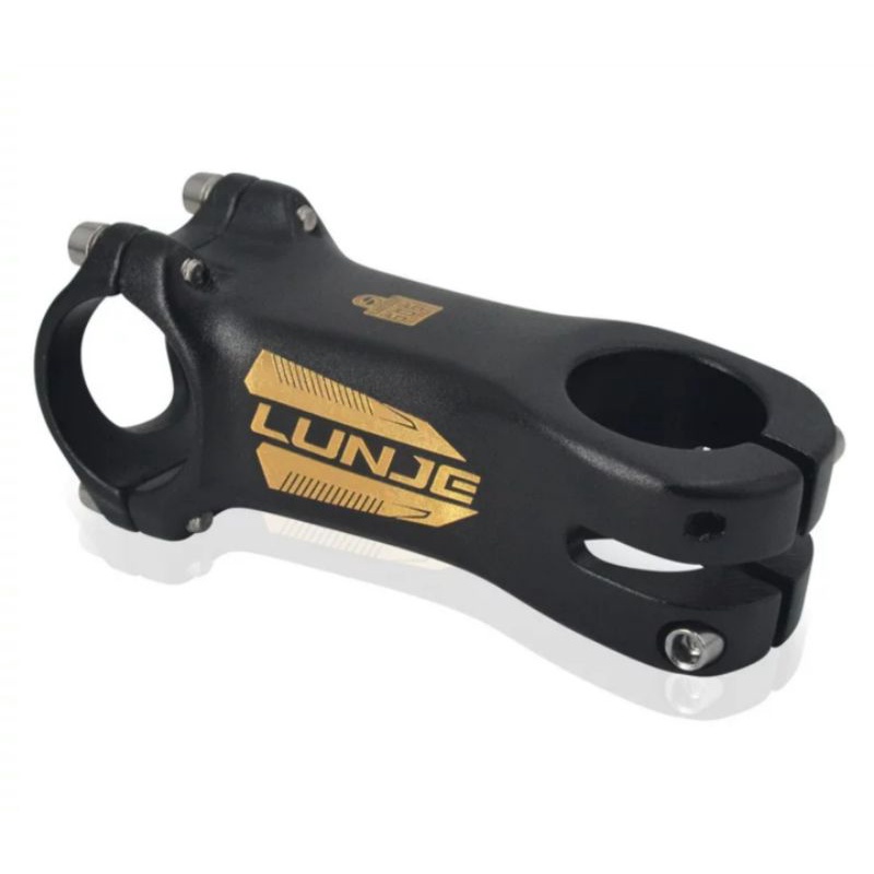 Lunje Stem 31.8 mm Panjang 9 Cm Stem Handlebar Sepeda Lis Gold