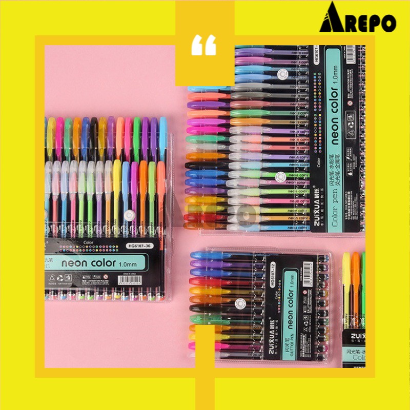 

18warna Warna permen Gel Pen Warna/gel pen warna warni/Kuas anak-anak / tulisan / dewasa