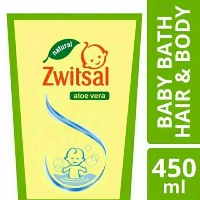 ZWITSAL Baby Bath Hair &amp; Body Reffil 450ml