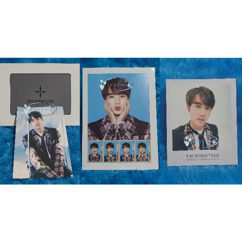 Official BTS 2017 The Wings Tour Trilogy III Final - Frame Photo, Stamp, PC Jin