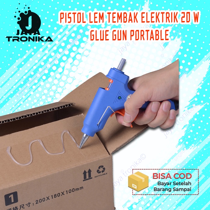 

PISTOL LEM TEMBAK ELEKTRIK 20 W GLUE GUN PORTABLE