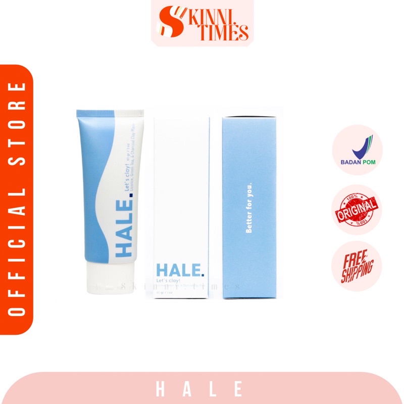 HALE LET'S CLAY  LICORICE GREEN TEA AND CHARCOAL CLAY MASK MASKER HALE